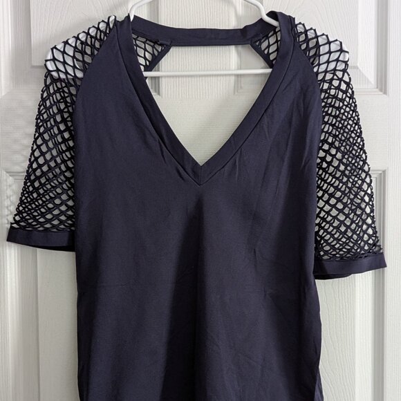 Venus Second Skin Mesh Sleeve Seamless Top - Picture 1 of 2